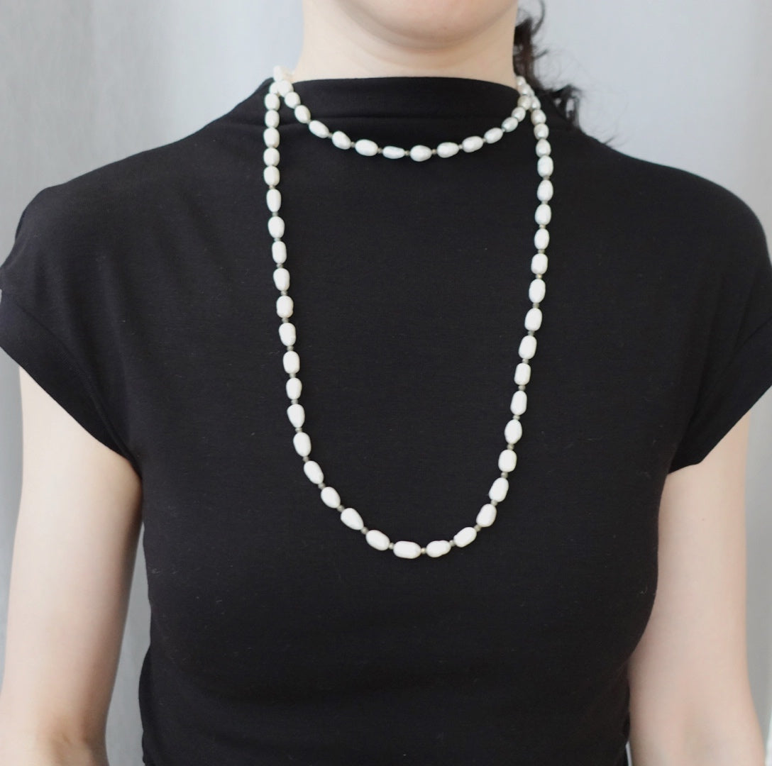 Multi-style Opera Pearl Necklace (Terahertz Stone) - Yun Boutique