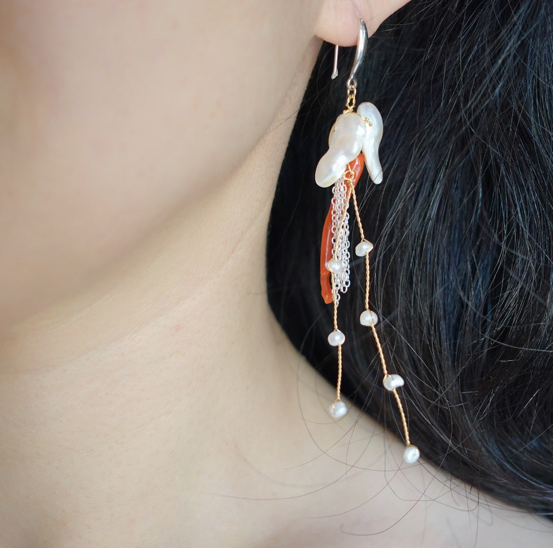 Dragon Princess Tassel Earrings - Yun Boutique