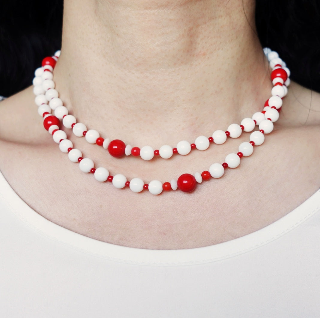 Return to Origin Tridacna and Red Coral Beaded Necklace - Yun Boutique