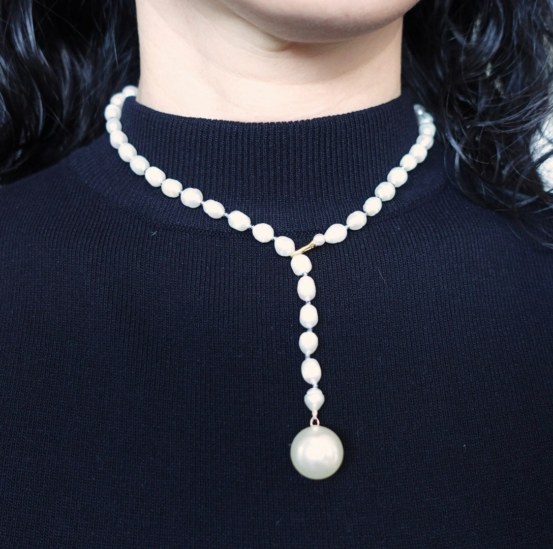 Multi-style 16 Inch Pearl Necklace - Yun Boutique