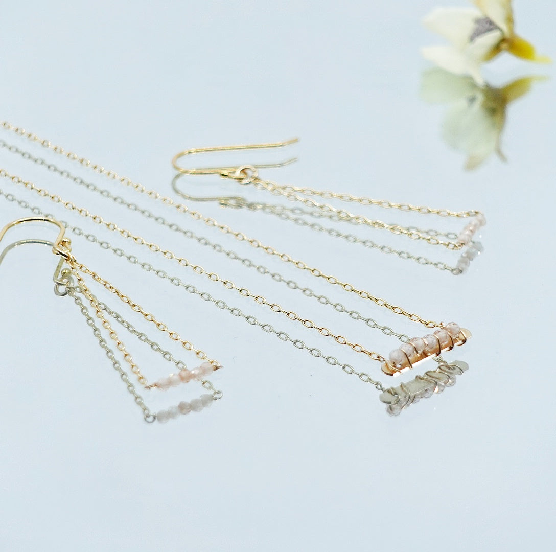 Radiance Necklace and Earrings Set (Champagne)