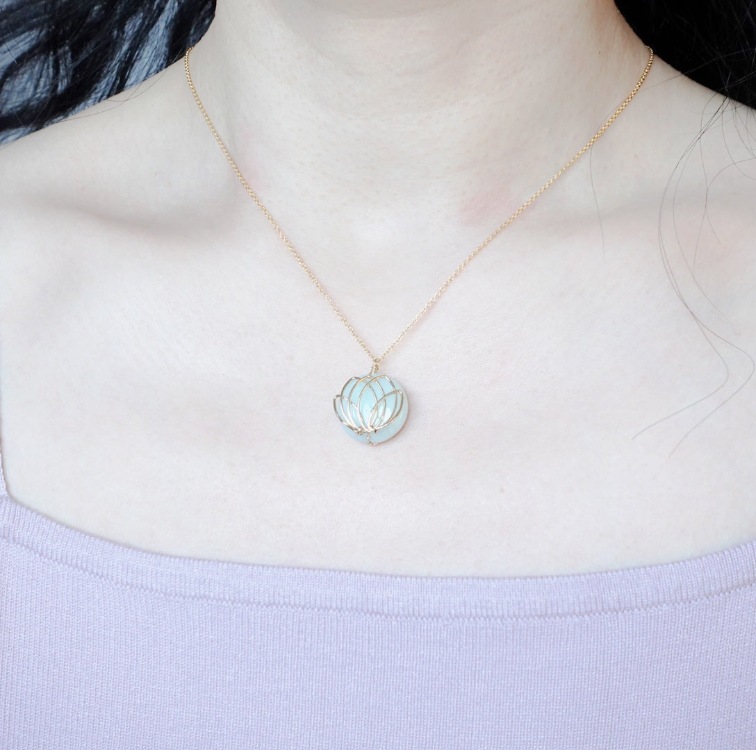 Serene Lotus Necklace