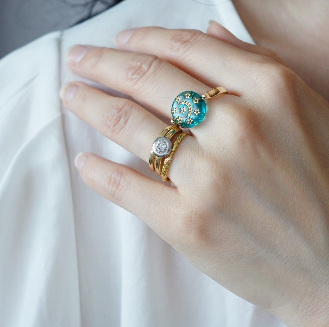 Atlantis Motif Ring - Yun Boutique