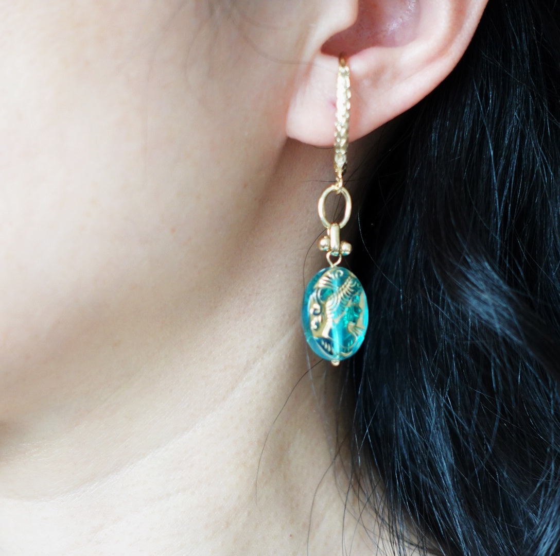 Atlantis Asymmetrical Non Pierced Earrings - Yun Boutique