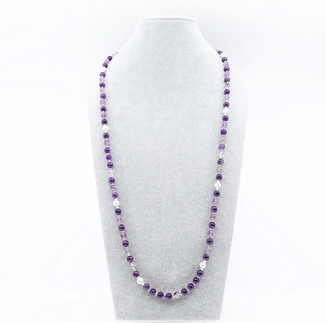 Yun Boutique Beaded Amethyst Necklace