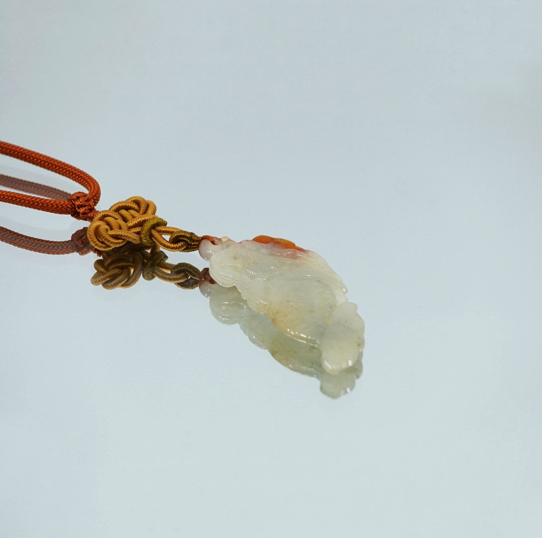 Fish Jadeite Pendant Necklace - Yun Boutique