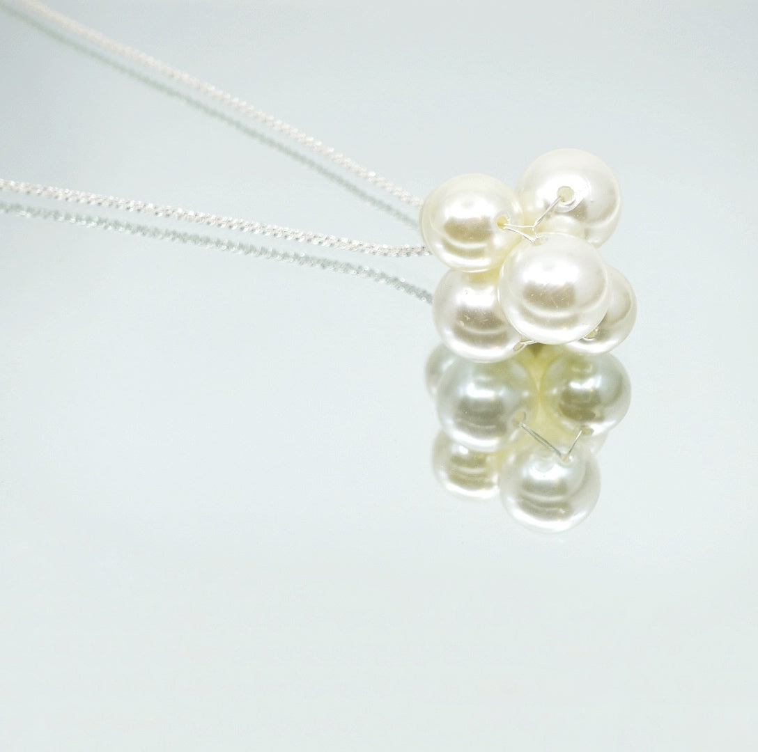 Celestial Cloud Long Pearl Necklace - Yun Boutique