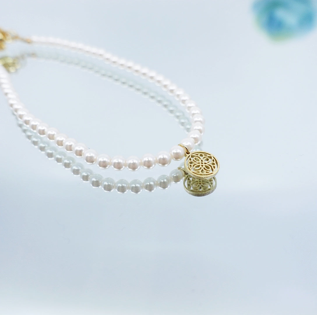 Auspicious Origin Swarovski Pearl Bracelet