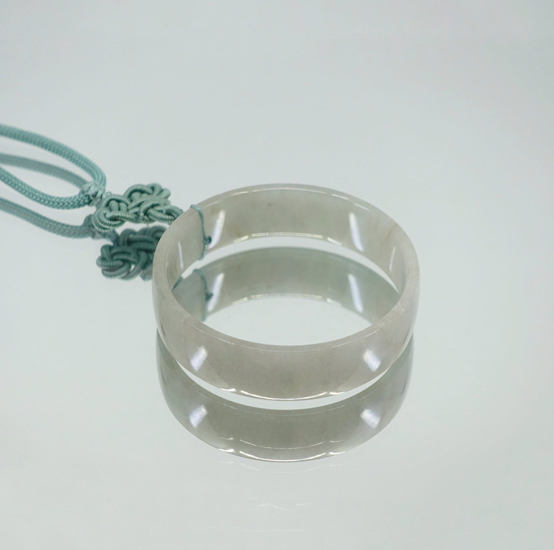 Green Jadeite Bangle Necklace - Yun Boutique