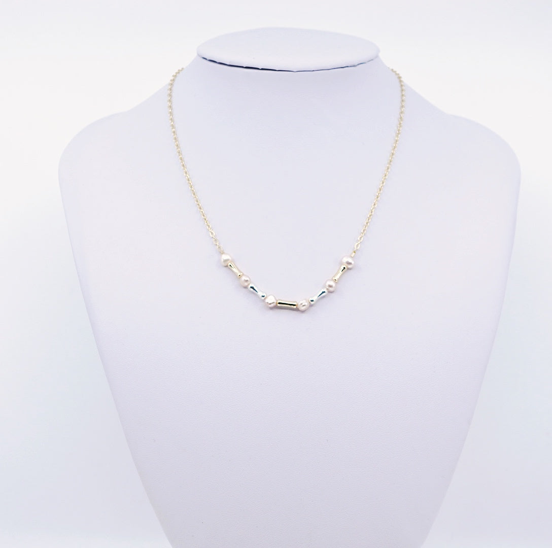 Yun Boutique Bamboo Pearl Necklace