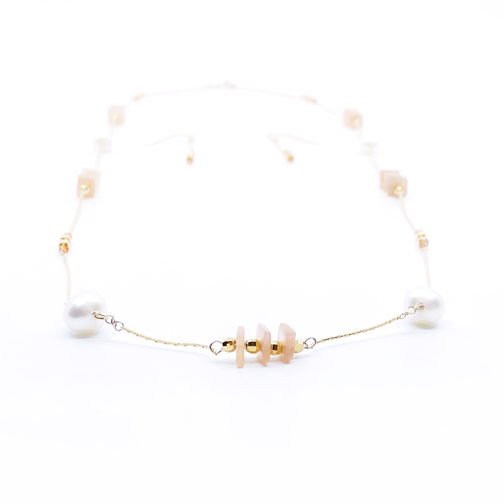 Yun Boutique Summer Long Sunstone Necklace