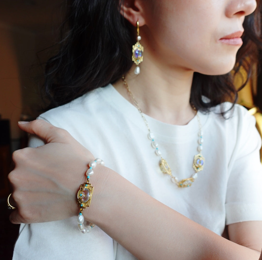 Beaded Baroque Pearl Bracelet - Yun Boutique