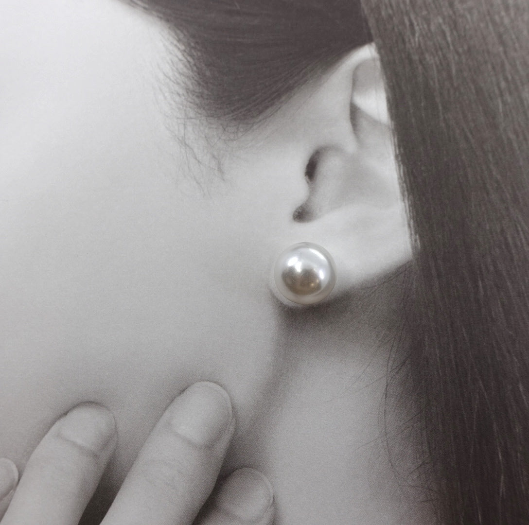 Firework Zircon and Pearl Stud Earrings - Yun Boutique