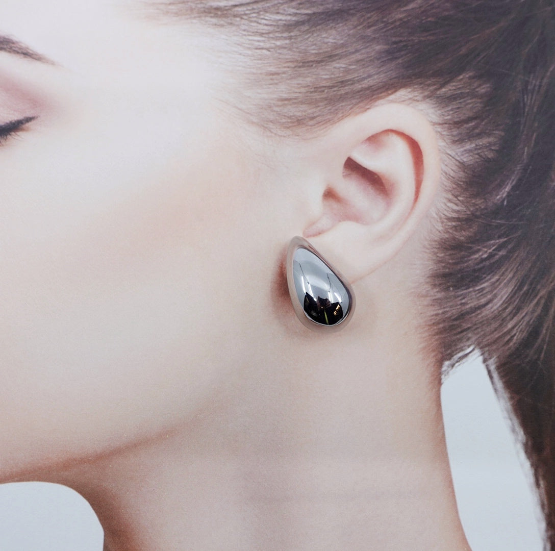 Ying Yang Stud Earrings