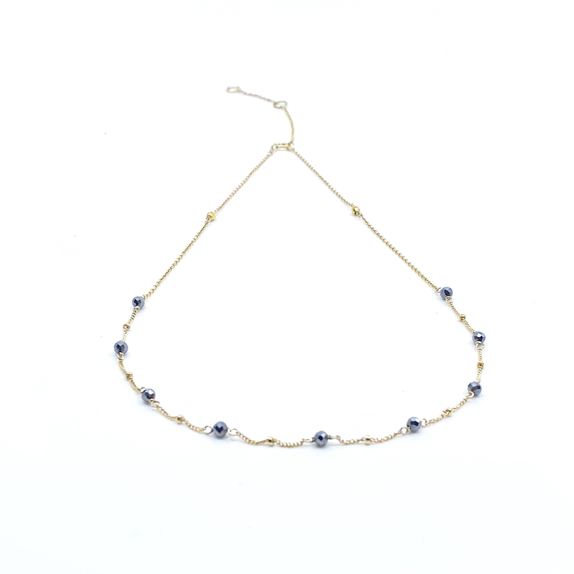 Yun Boutique The Nine Terahertz Stone Necklace in Gold Filled