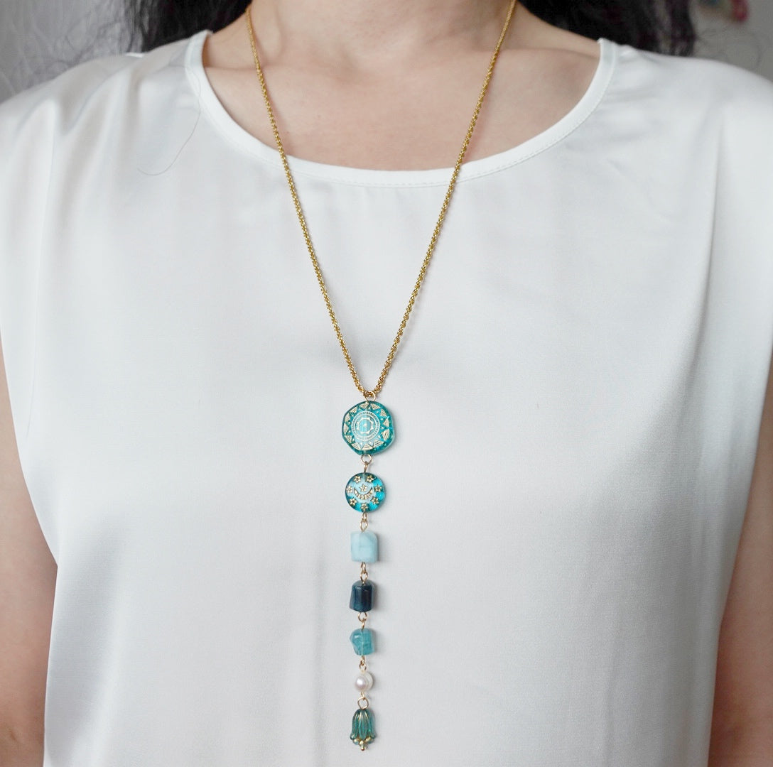 Atlantis Tassel Pendant Necklace - Yun Boutique