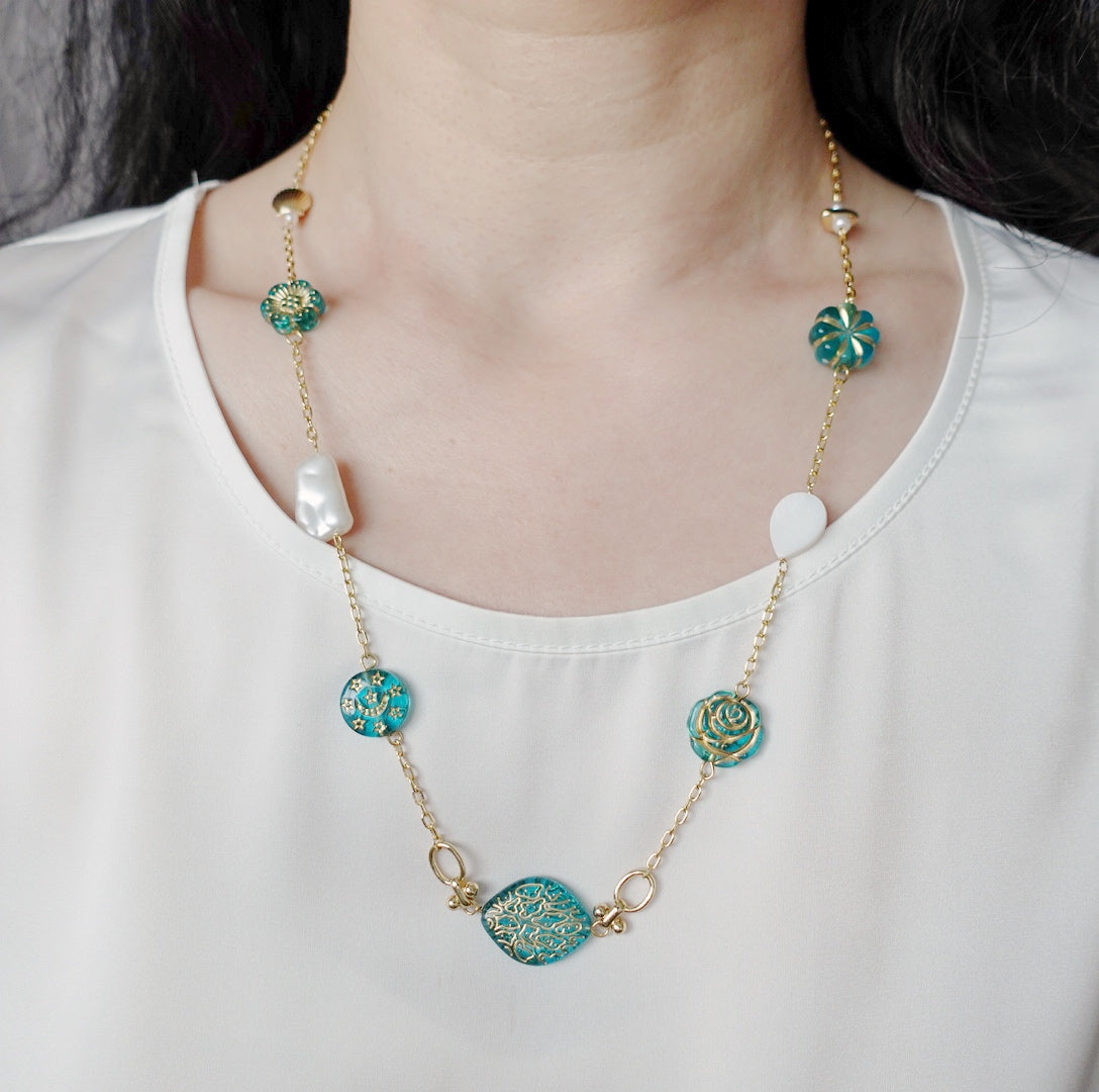 Atlantis Charming Long Necklace - Yun Boutique