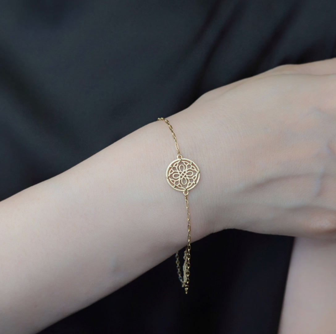 Auspicious Origin Floating Motif Bracelet - Yun Boutique