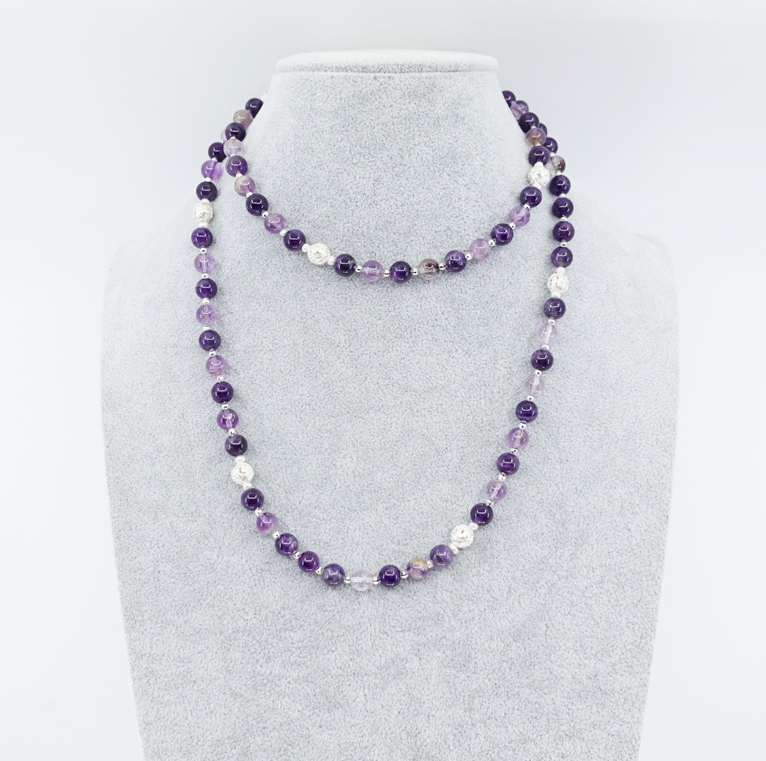 Yun Boutique Beaded Amethyst Necklace