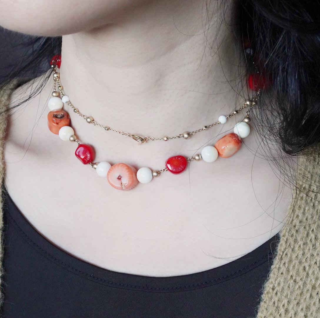 Red Coral Necklace - Yun Boutique