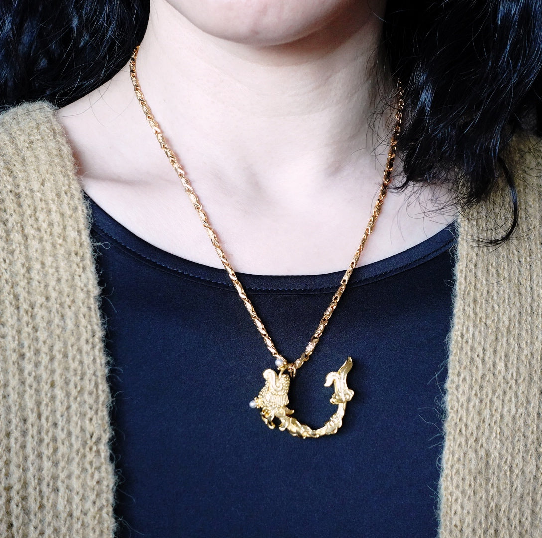 Carp Leaping Over the Dragon Gate Necklace - Yun Boutique