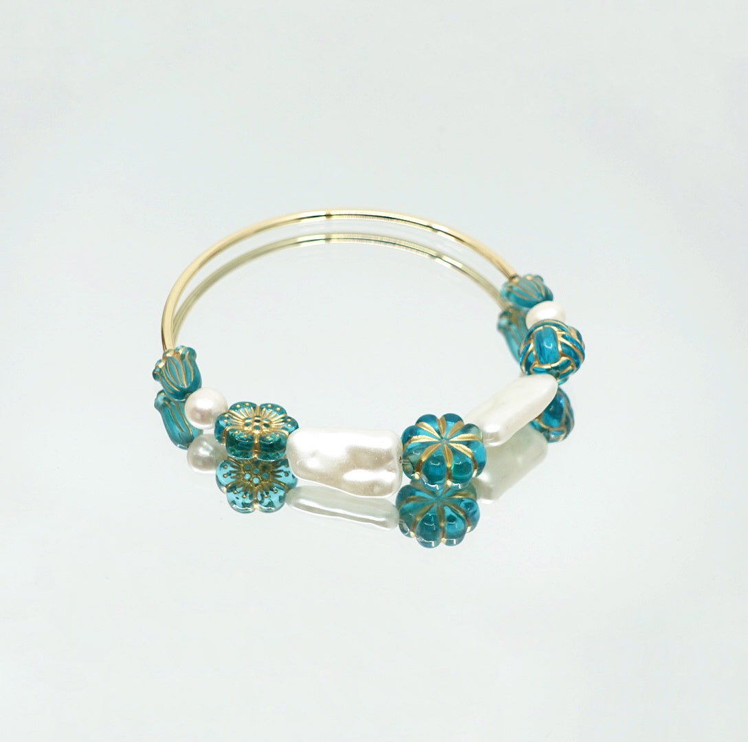 Atlantis Half Bangle Bracelet - Yun Boutique