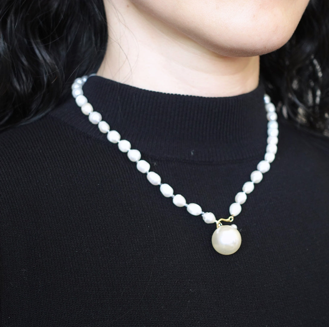 Multi-style 16 Inch Pearl Necklace - Yun Boutique