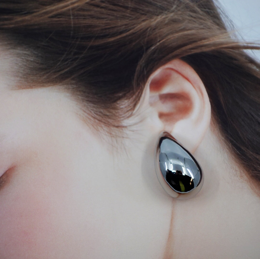 Ying Yang Stud Earrings