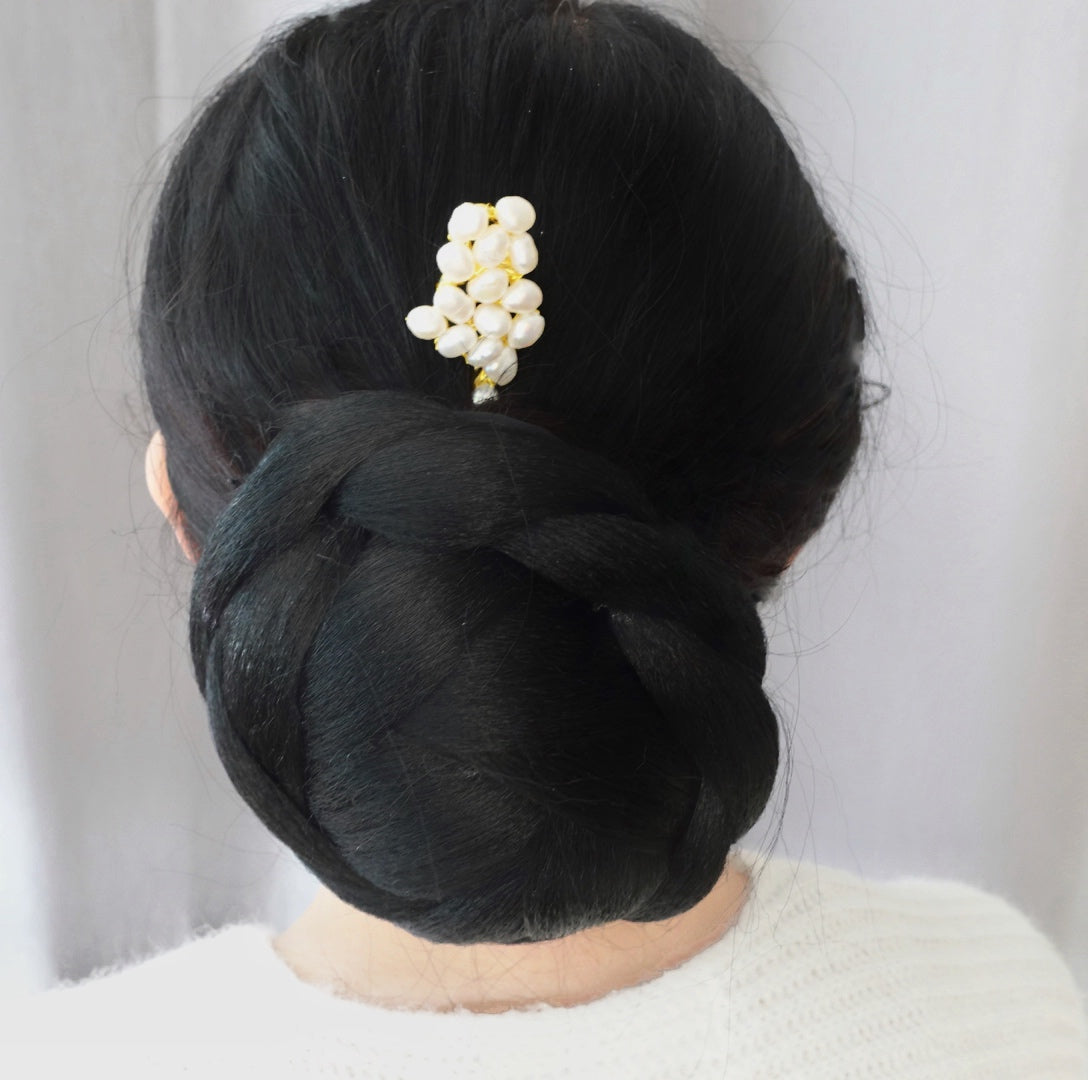 Auspicious Clouds Baroque Pearl Hairpin - Yun Boutique