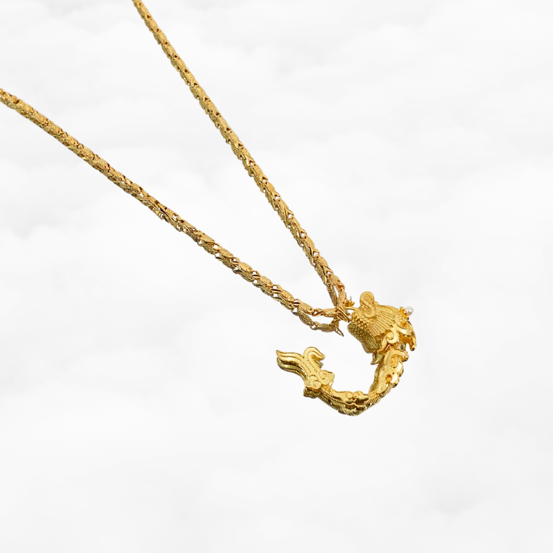 Carp Leaping Over the Dragon Gate Necklace - Yun Boutique