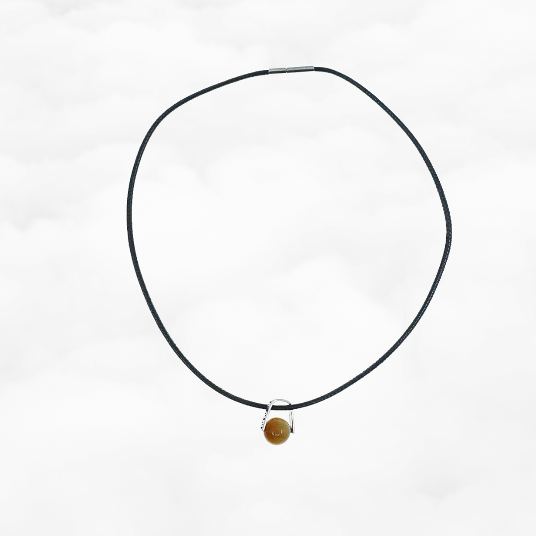 Earth Element Tiger Eye Leather Necklace - Yun Boutique