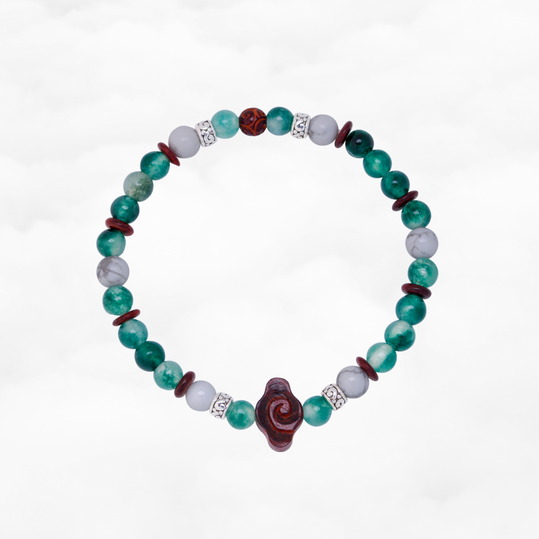 Jiangnan Beaded Jade Bracelet - Yun Boutique