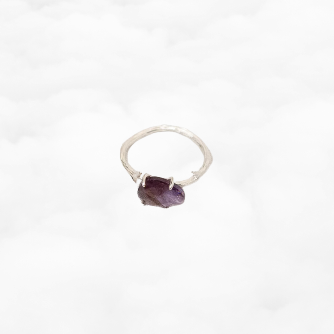 Elf Forest Branch Amethyst Ring - Yun Boutique