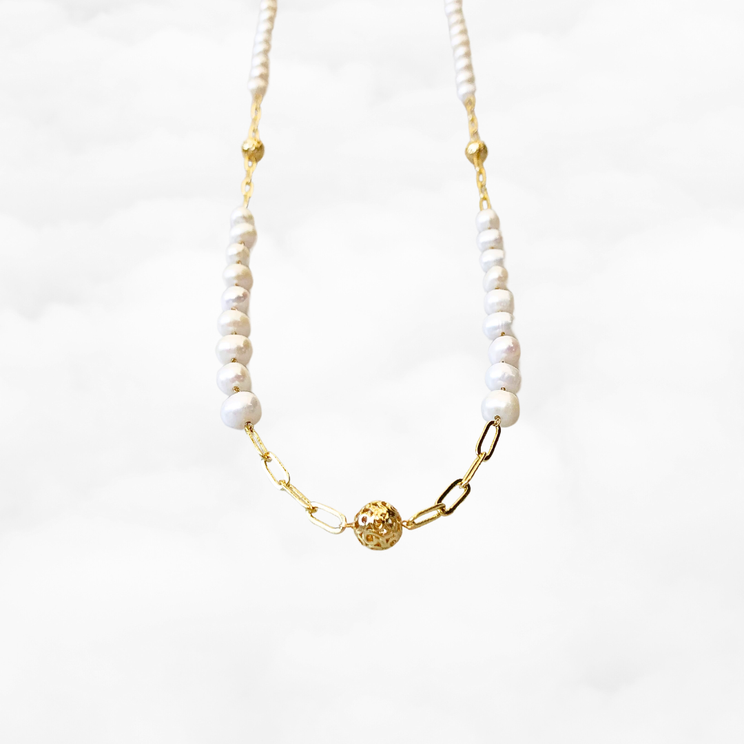 The Cloud Long Pearl Necklace - Yun Boutique