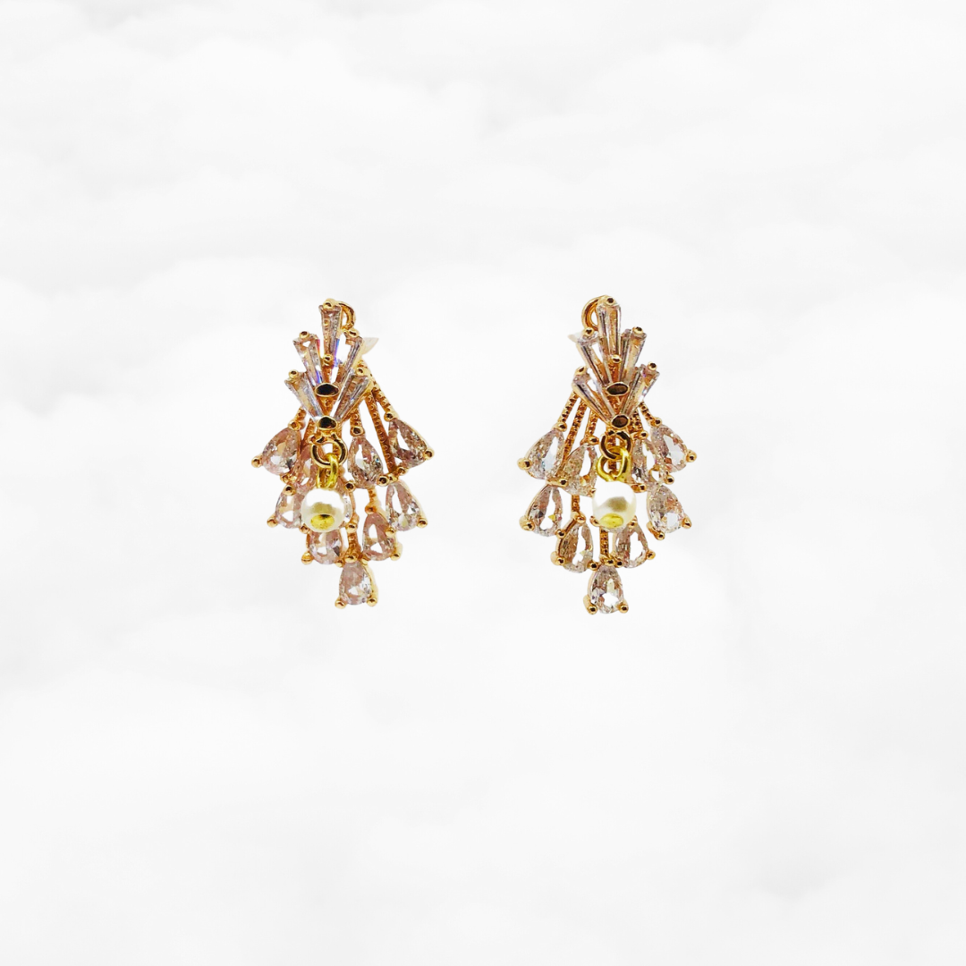 Versatile Firework Zircon Stud Earrings - Yun Boutique