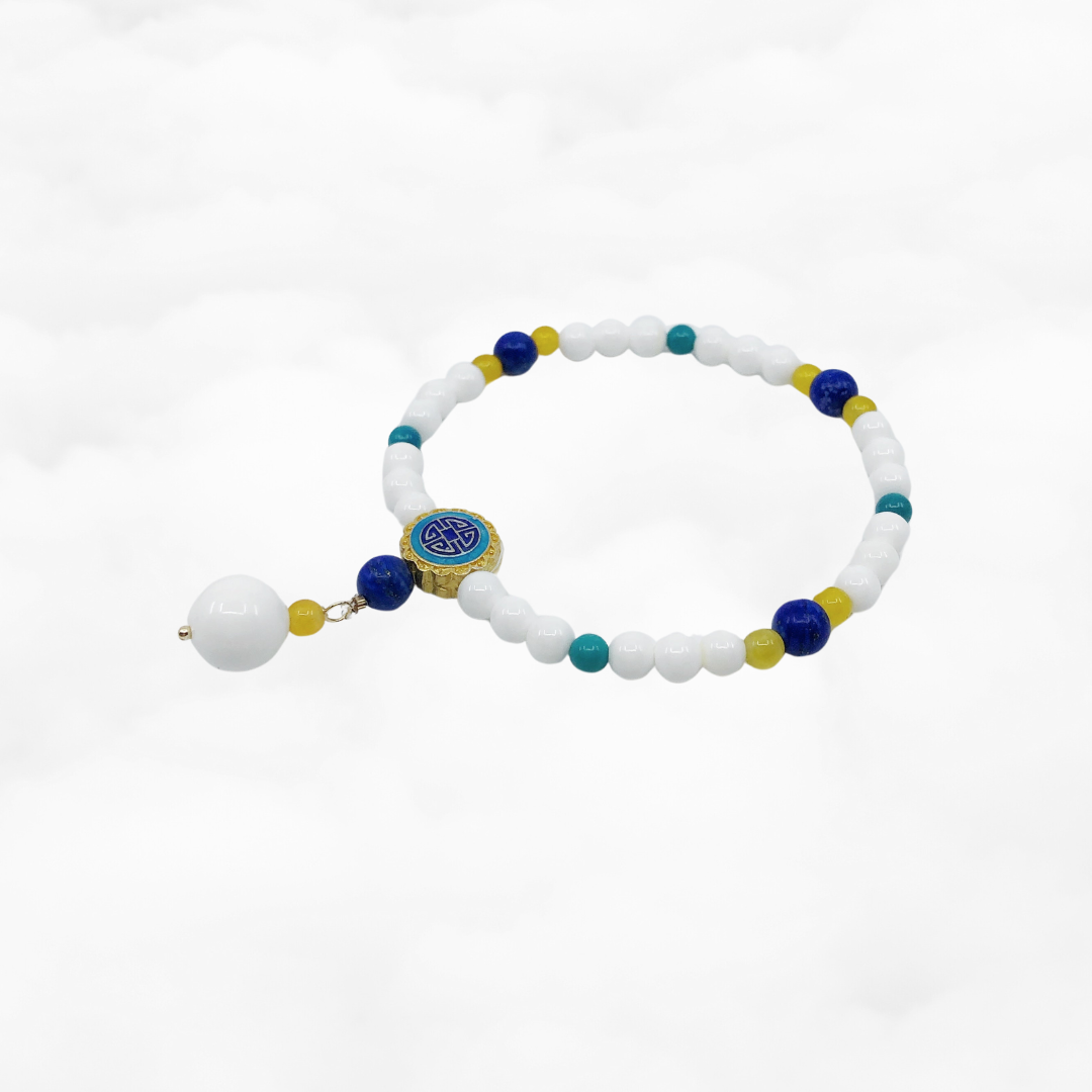 Ten Directional Beaded Tridacna Bracelet - Yun Boutique