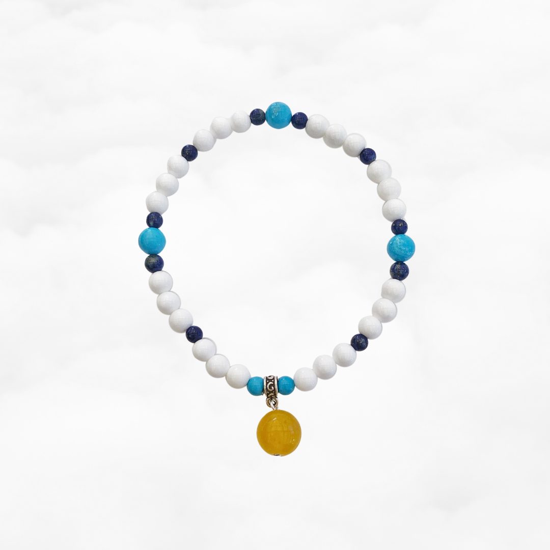 Ten Directional Beaded Tridacna Bracelet - Yun Boutique