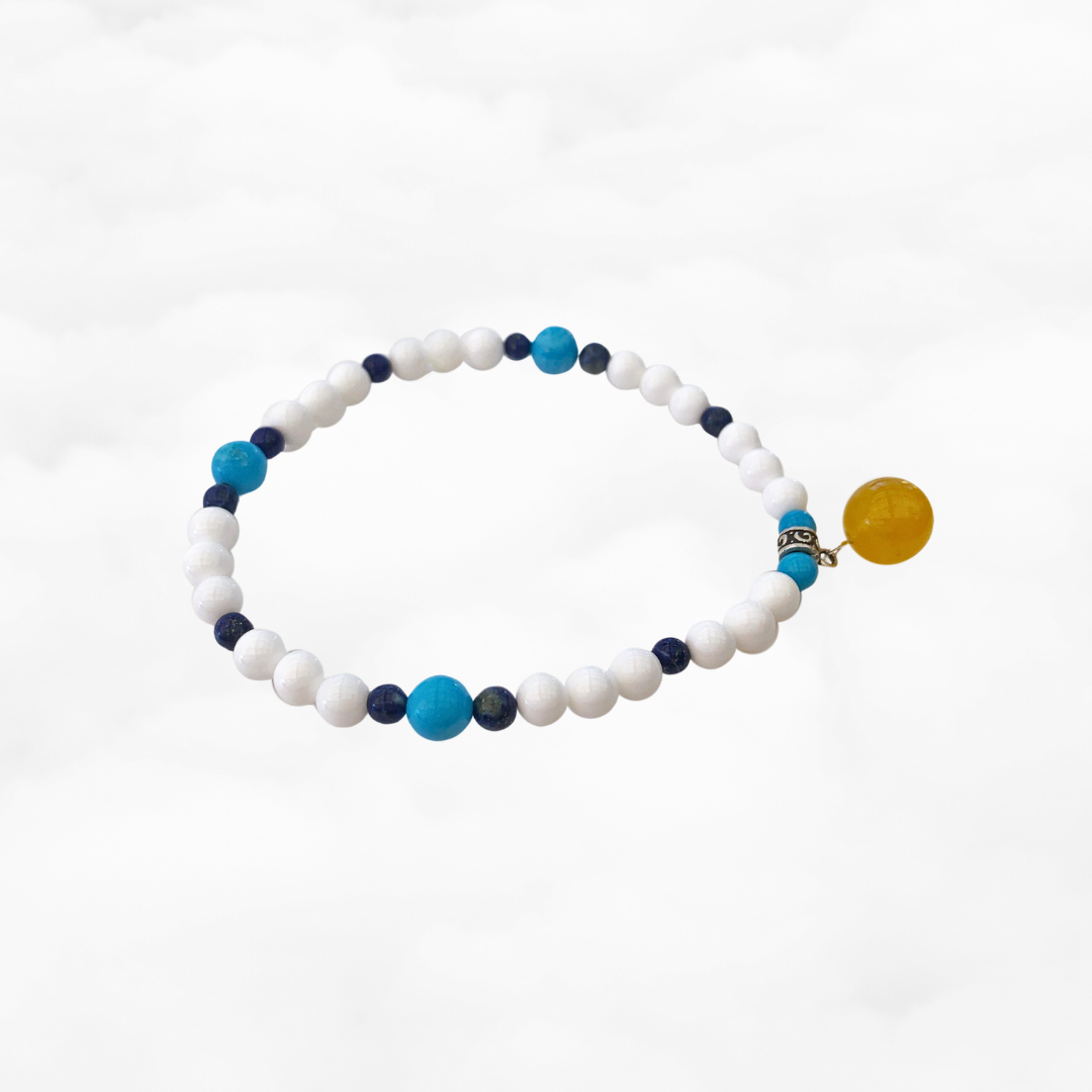 Ten Directional Beaded Tridacna Bracelet - Yun Boutique