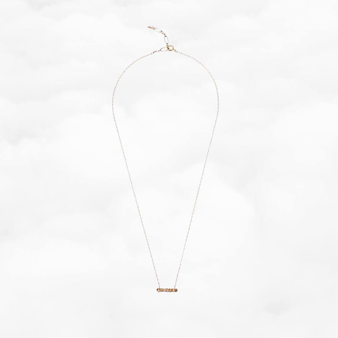 Radiance Floating Necklace (Champagne)