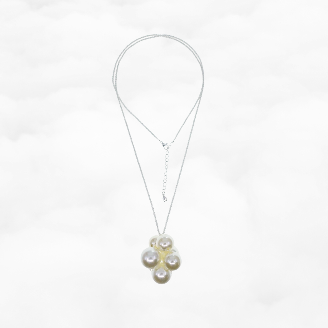 Celestial Cloud Long Pearl Necklace - Yun Boutique