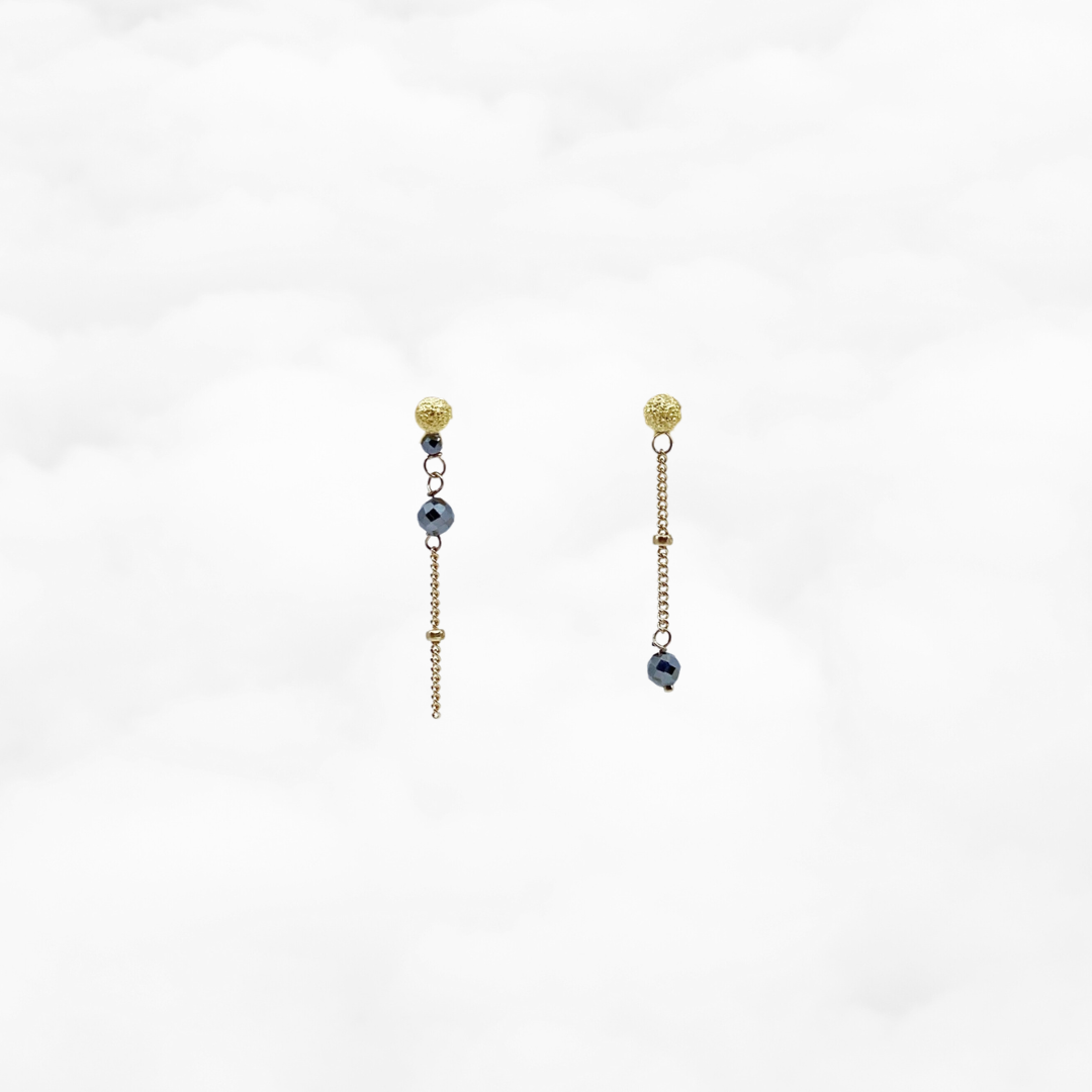 The Nine Asymmetrical Terahertz Earrings - Yun Boutique