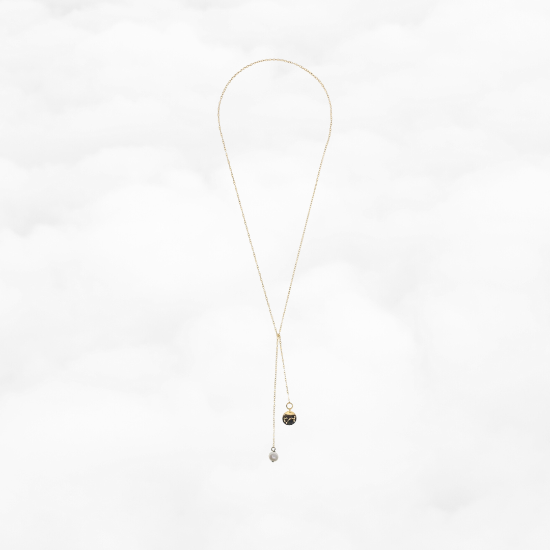 Zodiac Y Chain Necklace Gold - Yun Boutique