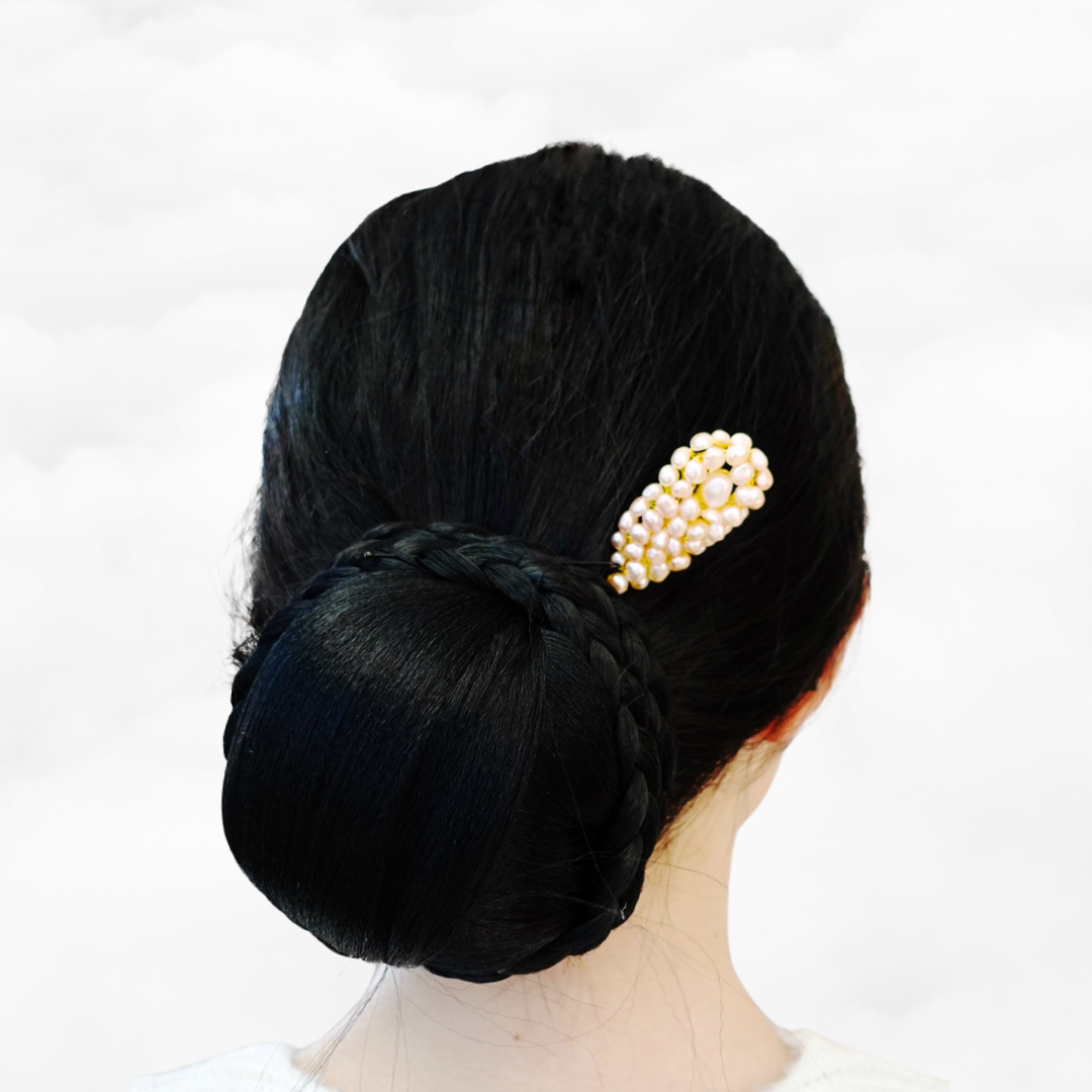 Phoenix Feather Baroque Pearl Hairstick - Yun Boutique