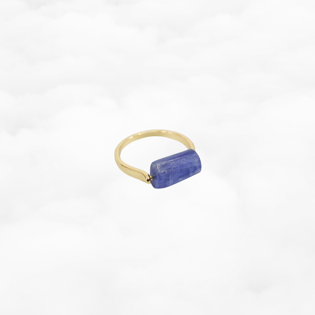 Natural Kyanite Stack Ring