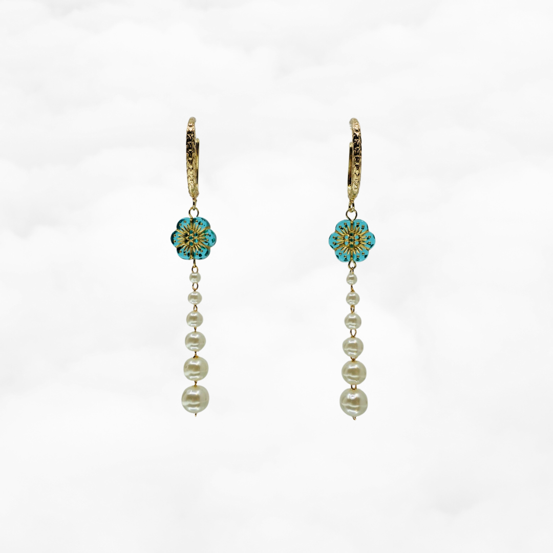 Atlantis Non Pierced Floral Earrings - Yun Boutique