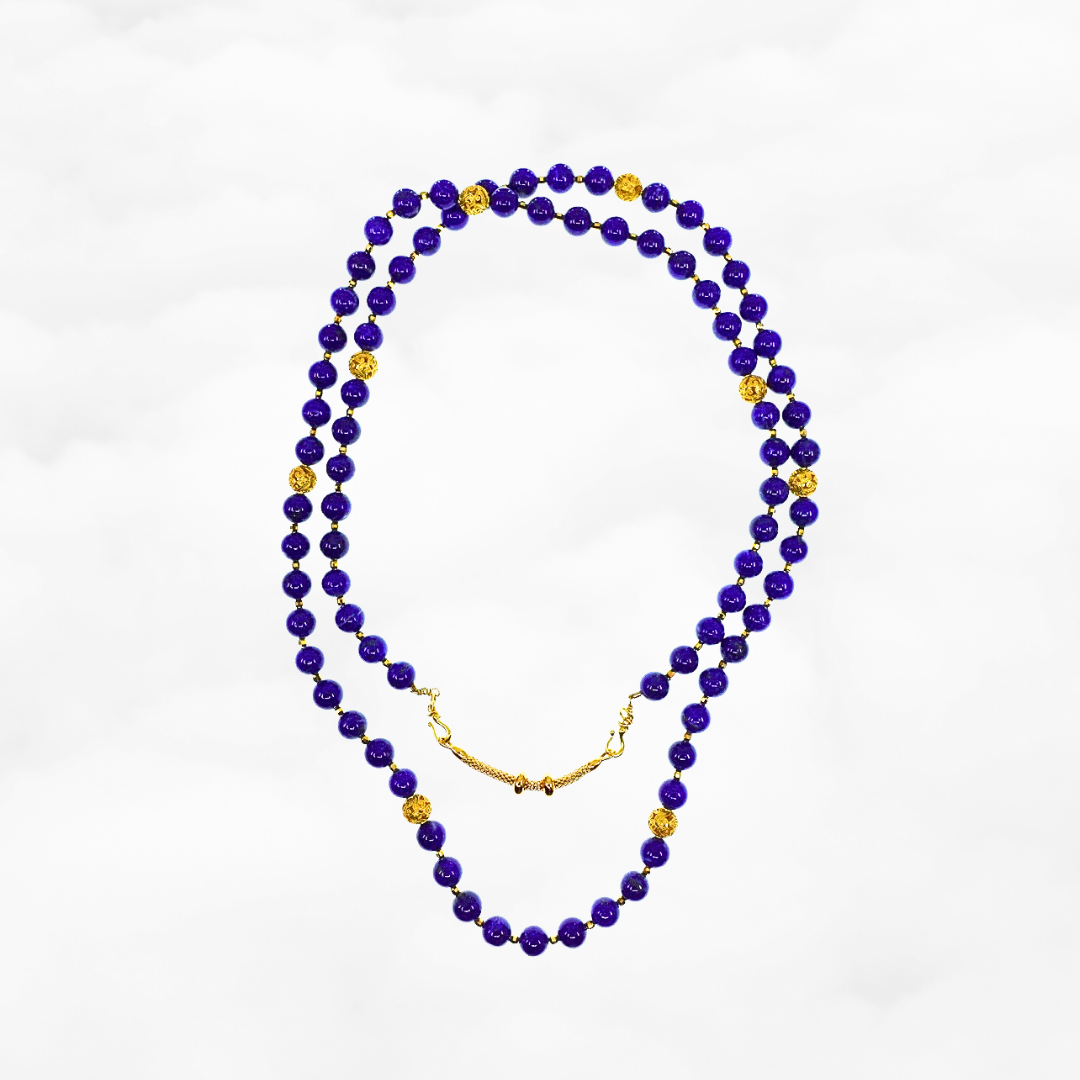 Return to Origin Multi-style Lapis Beaded Necklace - Yun Boutique