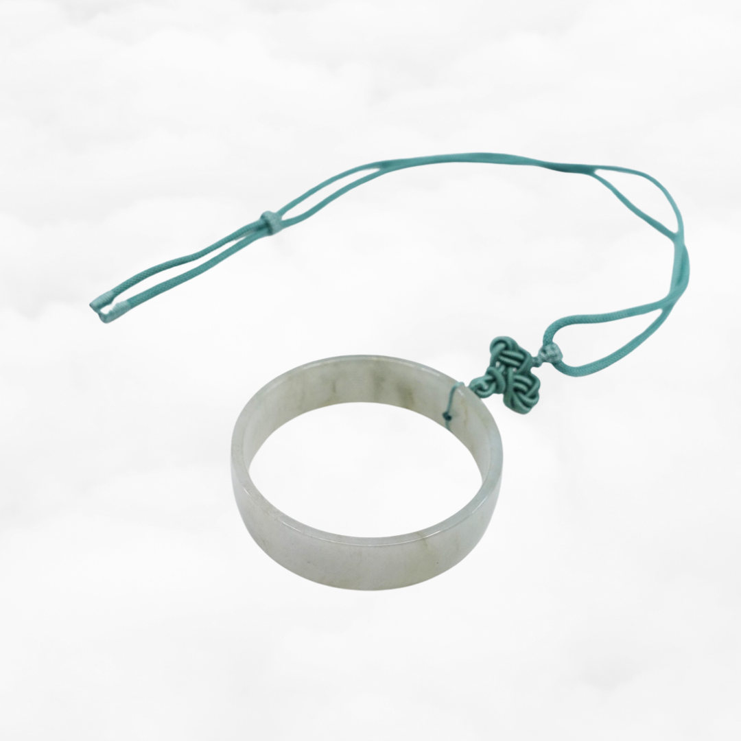 Green Jadeite Bangle Necklace - Yun Boutique