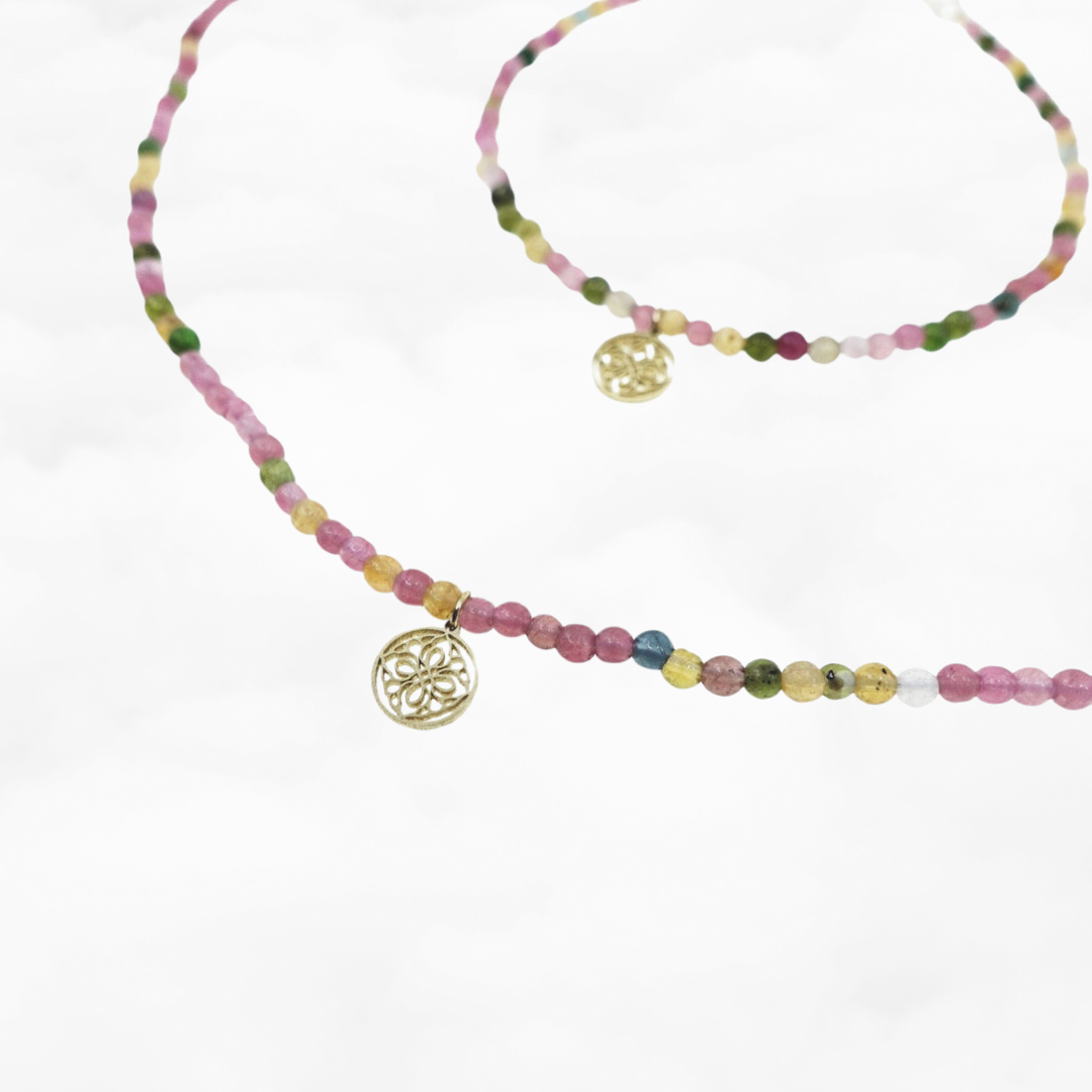 Auspicious Origin Tourmaline Necklace and Bracelet Set - Yun Boutique