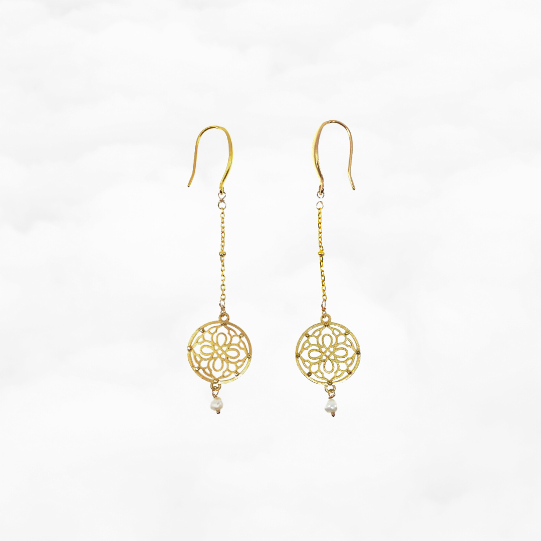 Auspicious Origin Birthstone Earrings (Small) - Yun Boutique