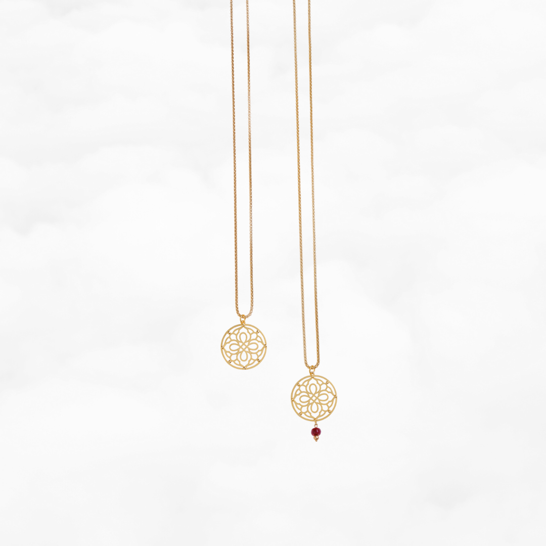 Auspicious Origin Medium Pendant Necklace Gold - Yun Boutique